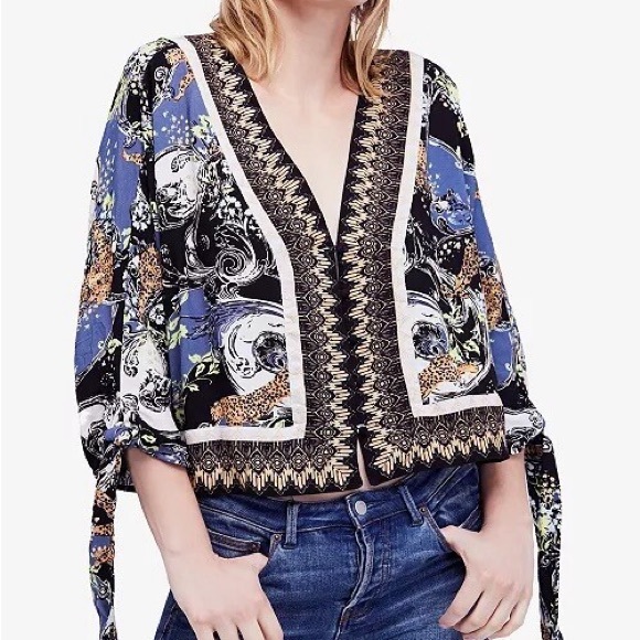 Free People Tops - Free People Catch Me if You Can Tie Sleeve Top